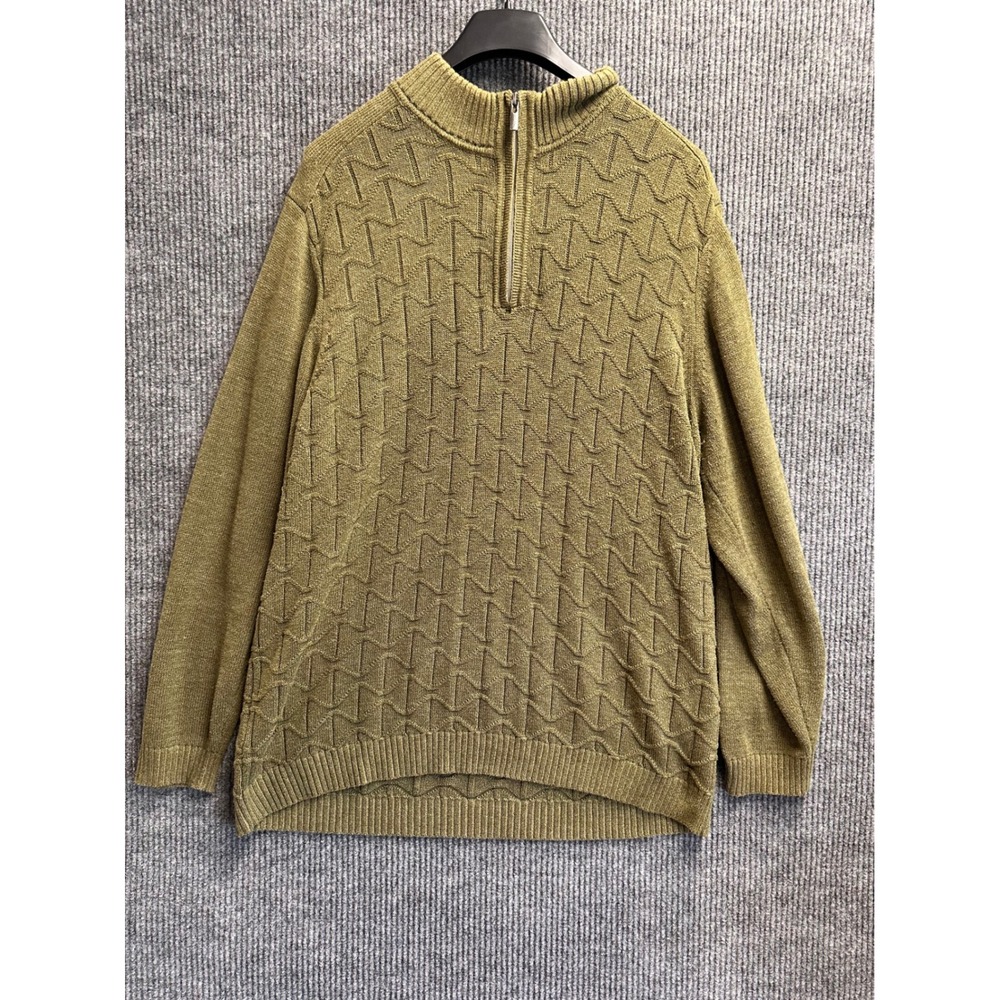 Tommy Bahama Mens 2X Sweater Fisherman Grandpacore Academia Gorpcore Minimalist